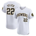 Custom #22 White MIL Baseball Shirt Top