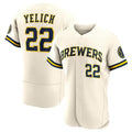 Custom #22 Cream MIL Baseball Shirt Top