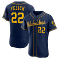 Custom #22 Navy MIL Baseball Shirt Top