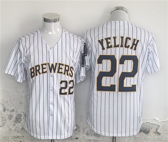 Custom #22 White MIL Baseball Shirt Top
