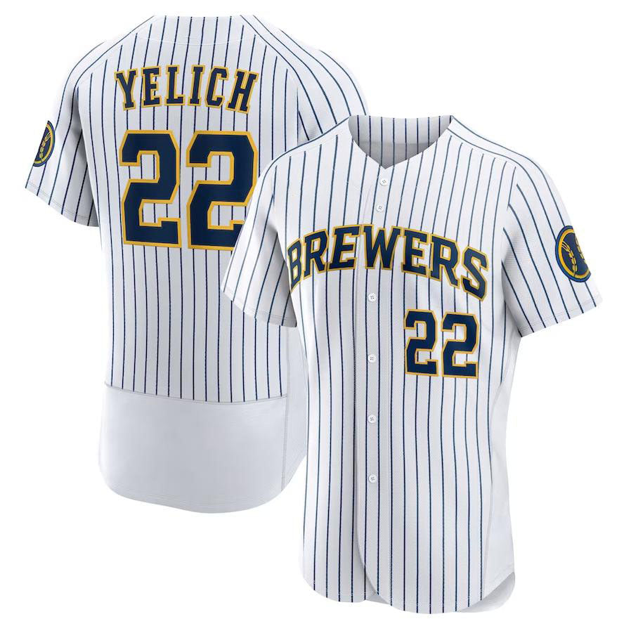 Custom #22 White MIL Baseball Shirt Top