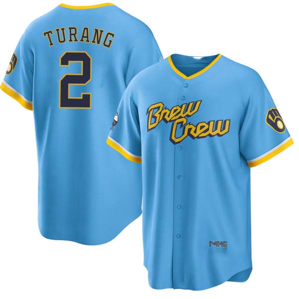 Custom #2 Blue 2022 City Connect MIL Baseball Shirt Top