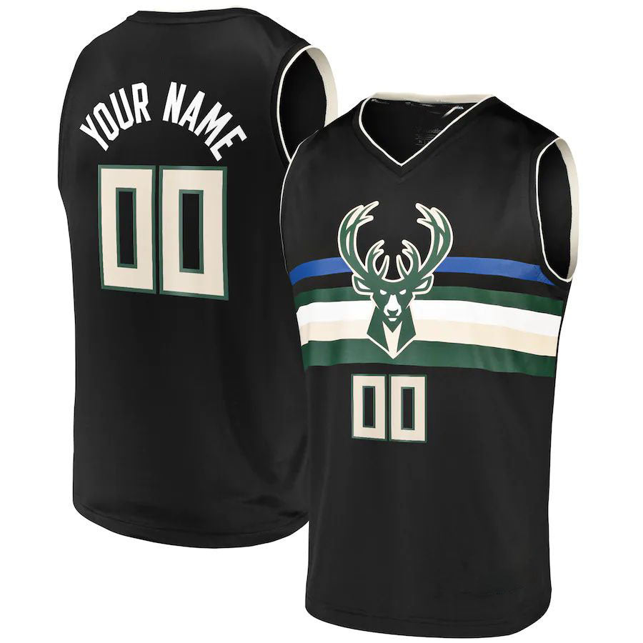 Custom Black MIL Basketball Shirt Top