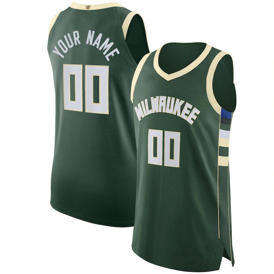 Custom #22 Hunter Green 2021 MIL Basketball Shirt Top