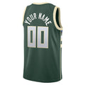Custom #22 Hunter Green 2021 MIL Basketball Shirt Top