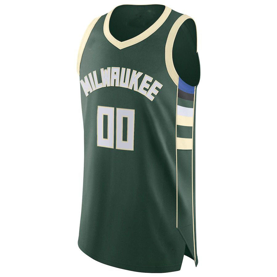 Custom Hunter Green MIL Basketball Shirt Top