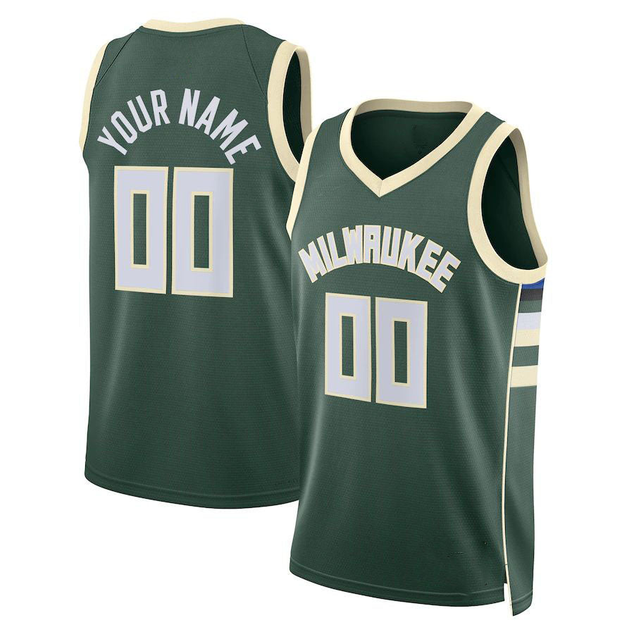 Custom #23 Hunter Green 2022 MIL Basketball Shirt Top