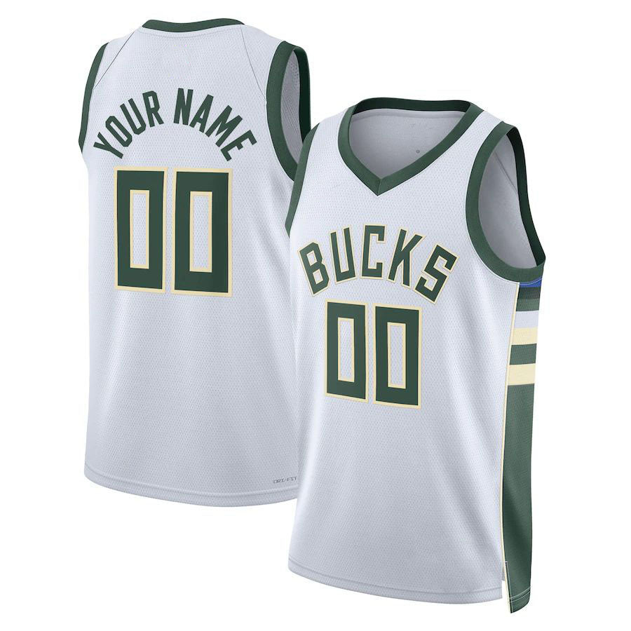 Custom #23 White 2022 MIL Basketball Shirt Top