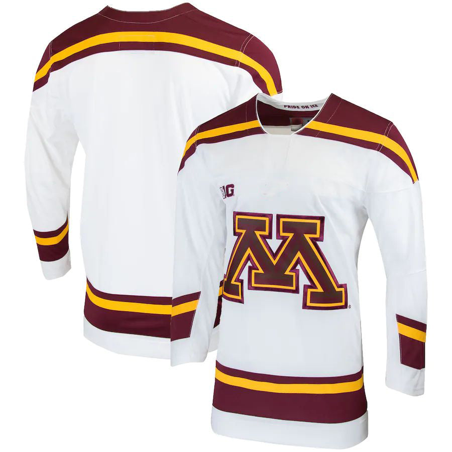 Custom White Hockey Shirt Top