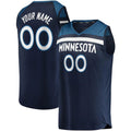 Custom Navy MIN Basketball Shirt Top