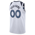 Custom #21 White 2020 MIN Basketball Shirt Top
