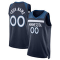 Custom #22 Navy 2021 MIN Basketball Shirt Top