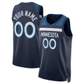 Custom #23 Navy 2022 MIN Basketball Shirt Top