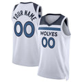 Custom #23 White 2022 MIN Basketball Shirt Top