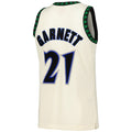 Custom #21 Cream MIN Basketball Shirt Top