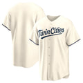 Custom Cream MIN Baseball Shirt Top