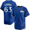 Custom #63 City Connect MIN Baseball Shirt Top