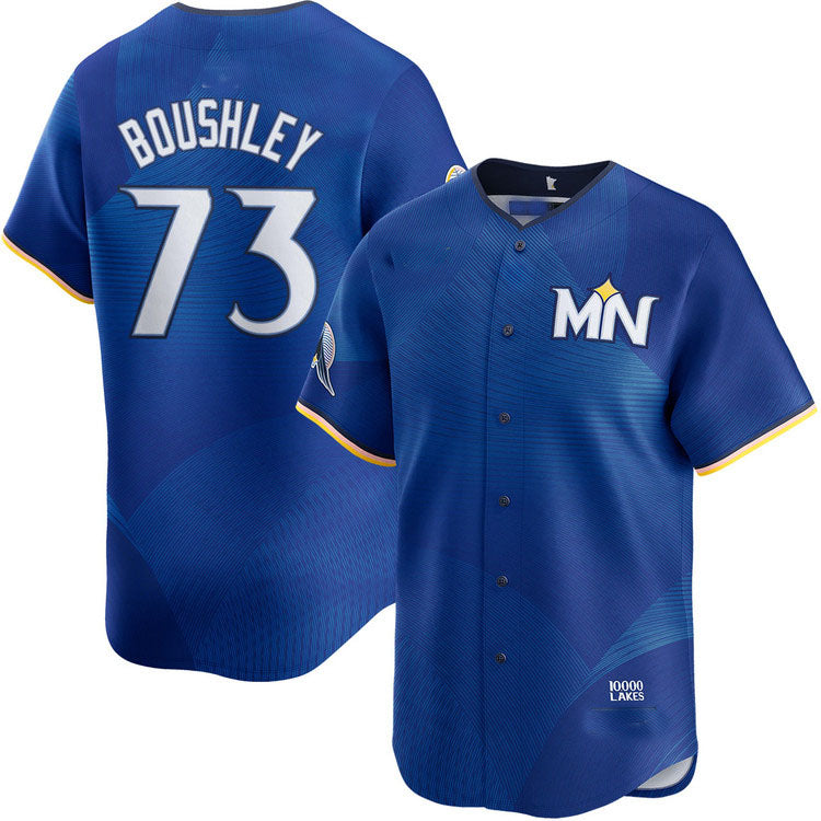 Custom #73 City Connect MIN Baseball Shirt Top