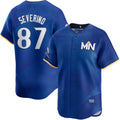 Custom #87 City Connect MIN Baseball Shirt Top