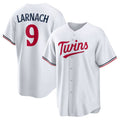 Custom #9 White MIN Baseball Shirt Top