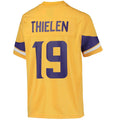 Custom #19 Gold MIN Football Shirt Top