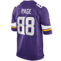 Custom #88 Purple MIN Football Shirt Top