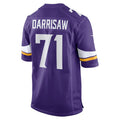Custom #71 Purple MIN Football Shirt Top