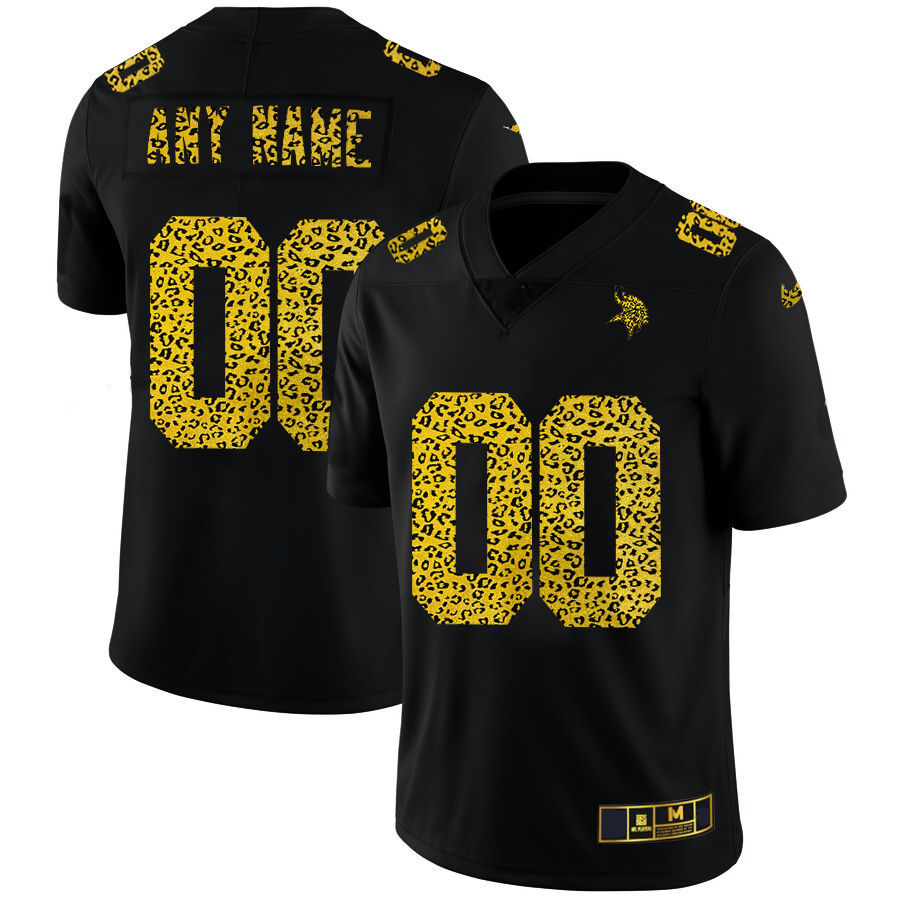 Custom Black MIN Football Shirt Top