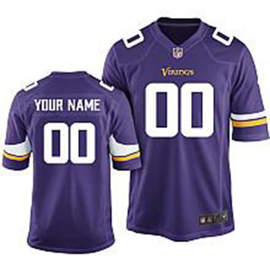 Custom Purple MIN Football Shirt Top