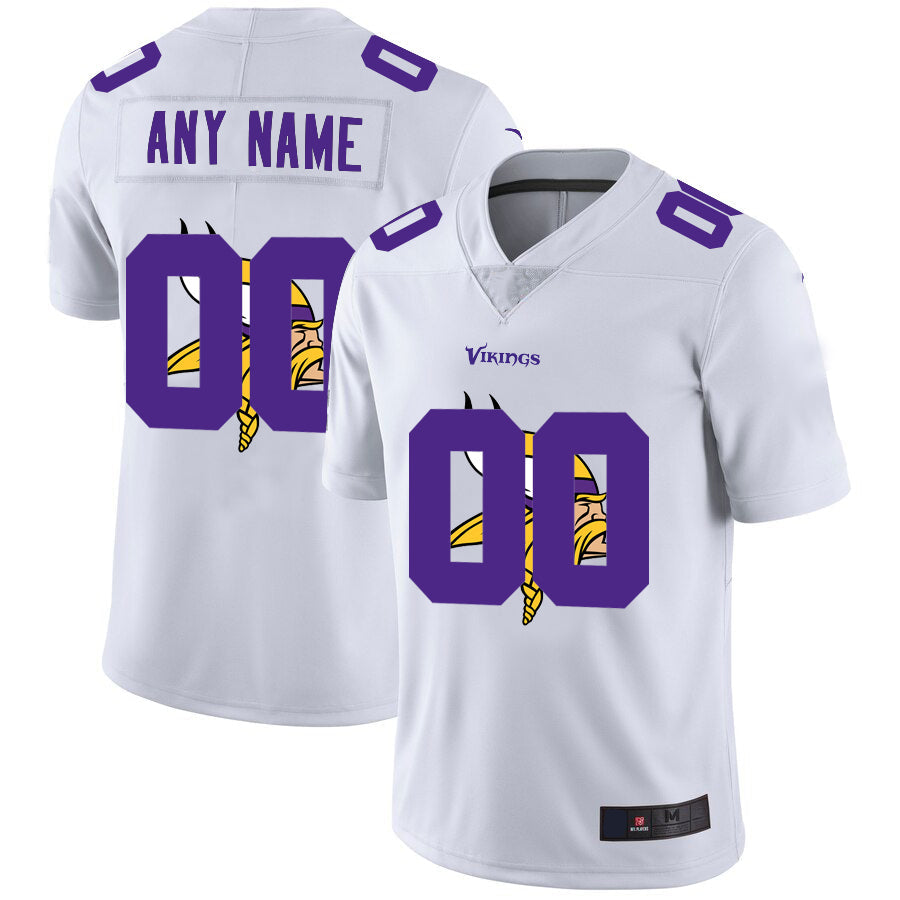 Custom White MIN Football Shirt Top