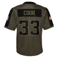 Custom #33 Olive 2021 MIN Football Shirt Top