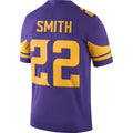 Custom #22 Purple MIN Football Shirt Top