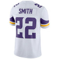 Custom #22 White MIN Football Shirt Top