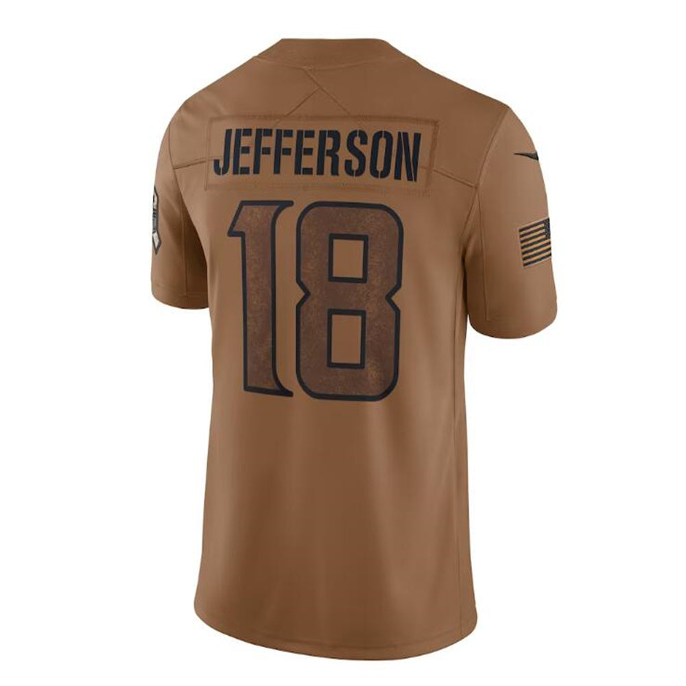 Custom #18 Brown 2023 MIN Football Shirt Top