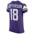 Custom #18 Purple MIN Football Shirt Top
