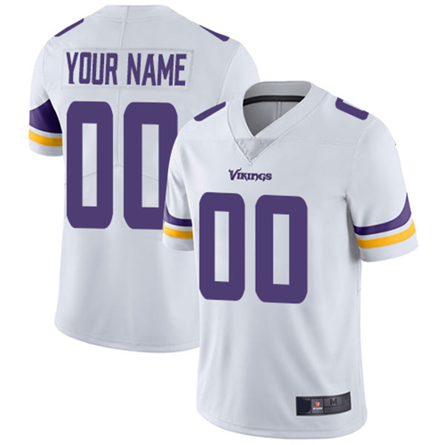 Custom White MIN Football Shirt Top