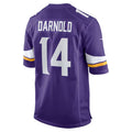 Custom #14 Purple MIN Football Shirt Top