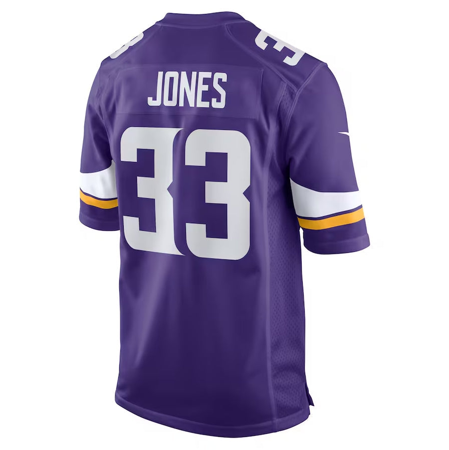 Custom #33 Purple MIN Football Shirt Top