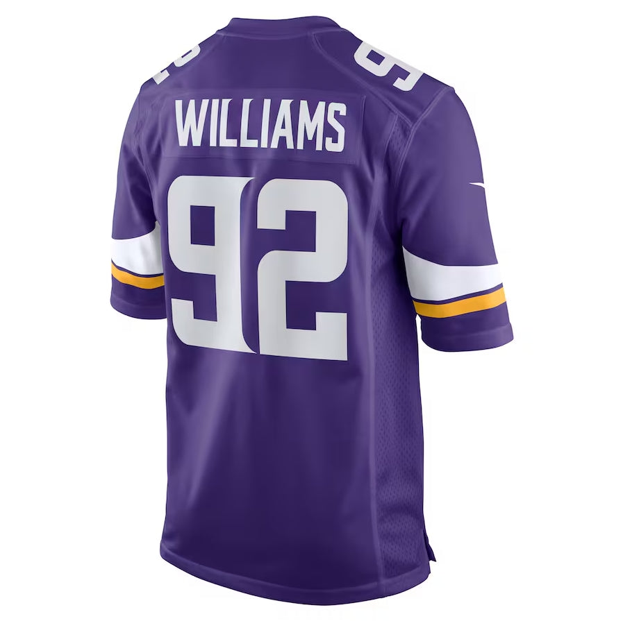 Custom #92 Purple MIN Football Shirt Top
