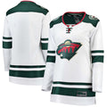 Custom White MIN Hockey Shirt Top