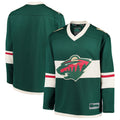Custom Green MIN Hockey Shirt Top
