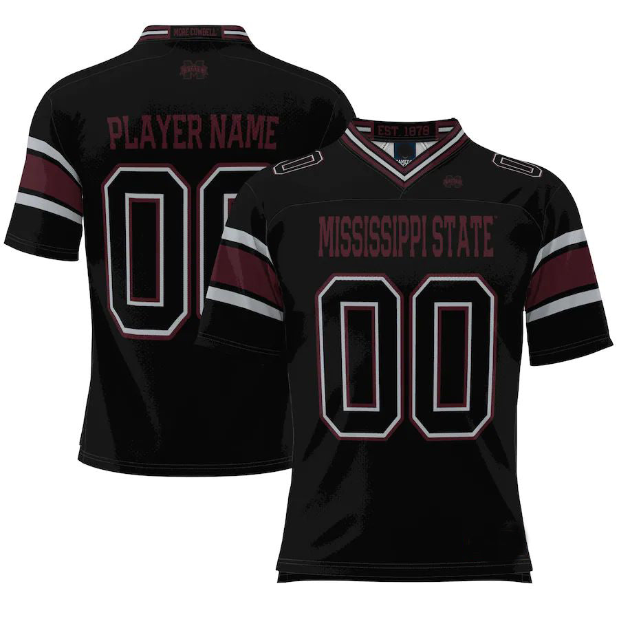 Custom Black Football Shirt Top