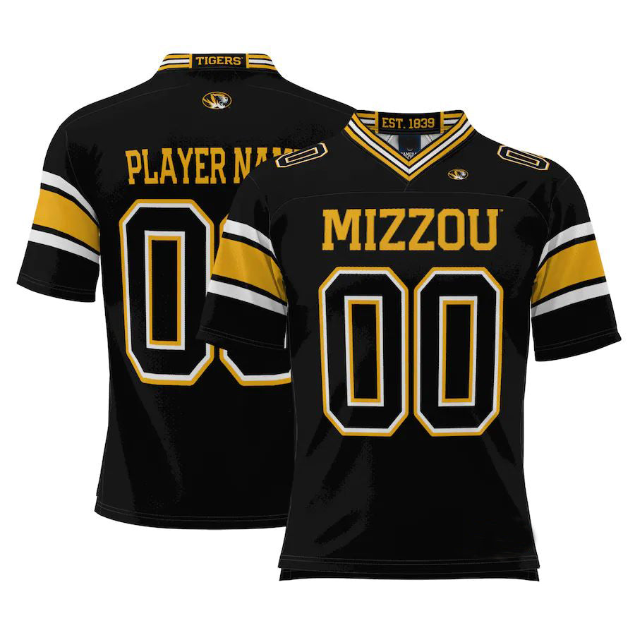 Custom Black Football Shirt Top