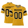 Custom Gold Football Shirt Top