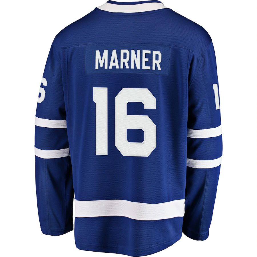 Custom #16 Blue TOR Hockey Shirt Top