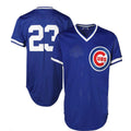 Custom #23 Royal Blue Throwback CHC Baseball Shirt Top