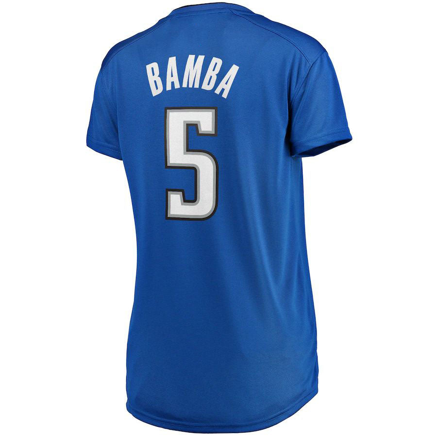Custom #5 Blue ORL Basketball Shirt Top