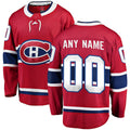 Custom Red MTL Hockey Shirt Top