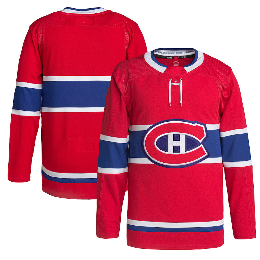 Custom Red MTL Hockey Shirt Top