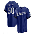 Custom #50 City Connect LAD Baseball Shirt Top